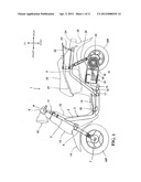 BATTERY MODULE MOUNTING STRUCTURE FOR MOTOR-DRIVEN TWO-WHEELED VEHICLE diagram and image