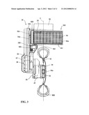 BATTERY MODULE MOUNTING STRUCTURE FOR MOTOR-DRIVEN TWO-WHEELED VEHICLE diagram and image