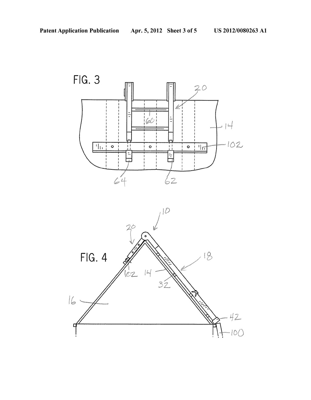 Adjustable Hang Ladder with Fall Arresting and Cushioning Arrangement - diagram, schematic, and image 04