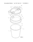 DRINKING CONTAIER WITH COOLING RESERVOIR diagram and image