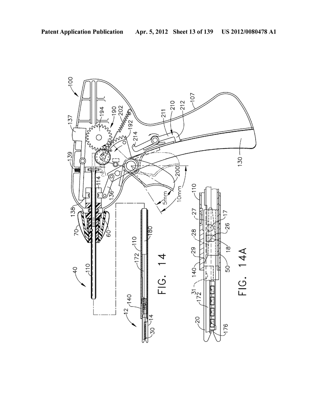 SURGICAL STAPLE CARTRIDGES WITH DETACHABLE SUPPORT STRUCTURES AND SURGICAL     STAPLING INSTRUMENTS WITH SYSTEMS FOR PREVENTING ACTUATION MOTIONS WHEN A     CARTRIDGE IS NOT PRESENT - diagram, schematic, and image 14