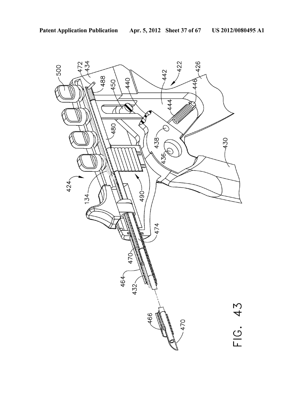 RELOADABLE LAPAROSCOPIC FASTENER DEPLOYING DEVICE - diagram, schematic, and image 38