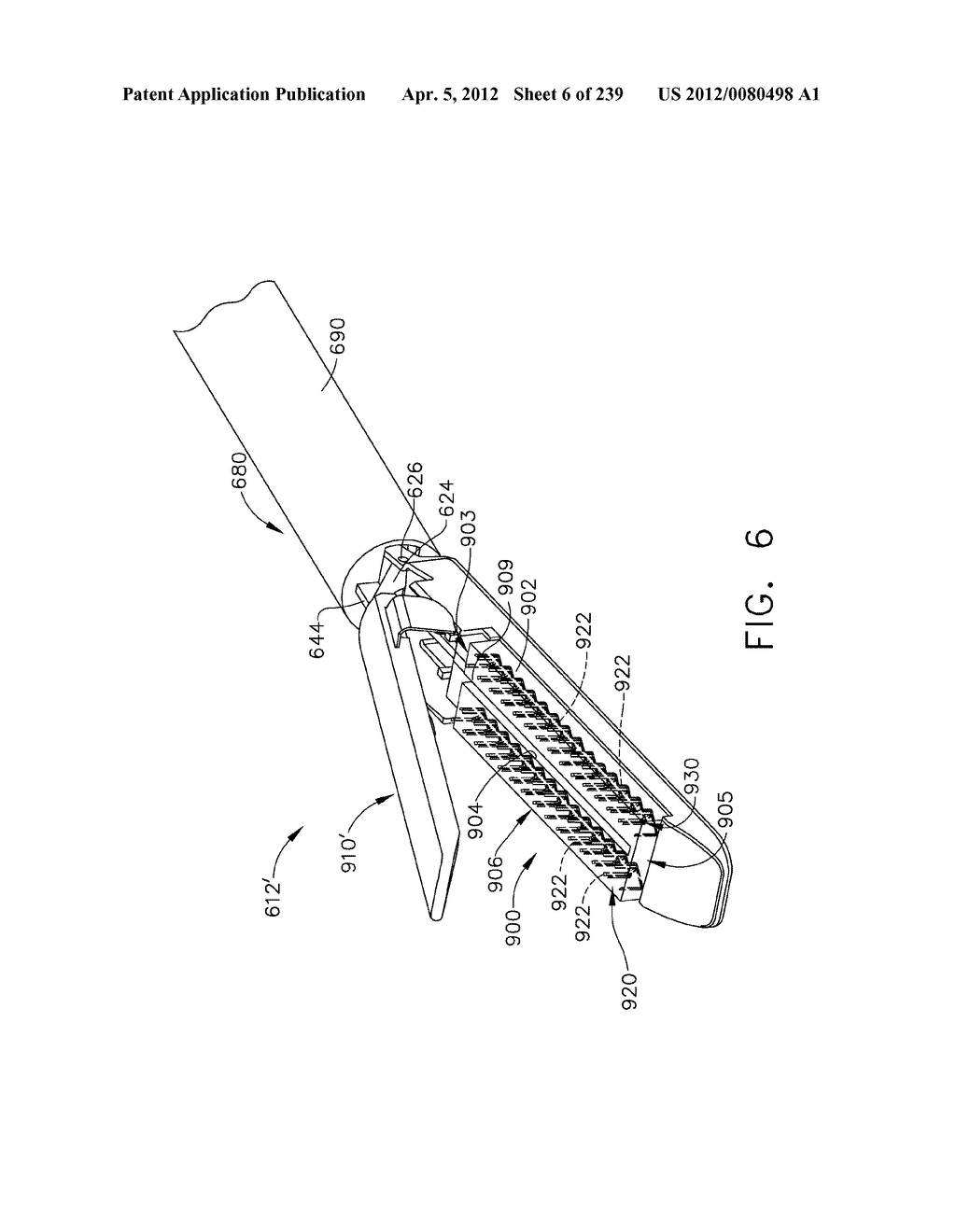 CURVED END EFFECTOR FOR A STAPLING INSTRUMENT - diagram, schematic, and image 07