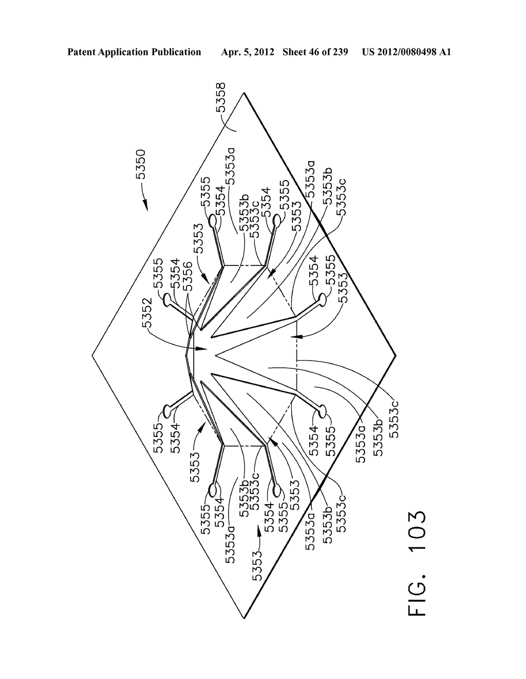 CURVED END EFFECTOR FOR A STAPLING INSTRUMENT - diagram, schematic, and image 47