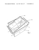 Sustainable coated corrugated fiberboard container diagram and image