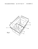 Sustainable coated corrugated fiberboard container diagram and image