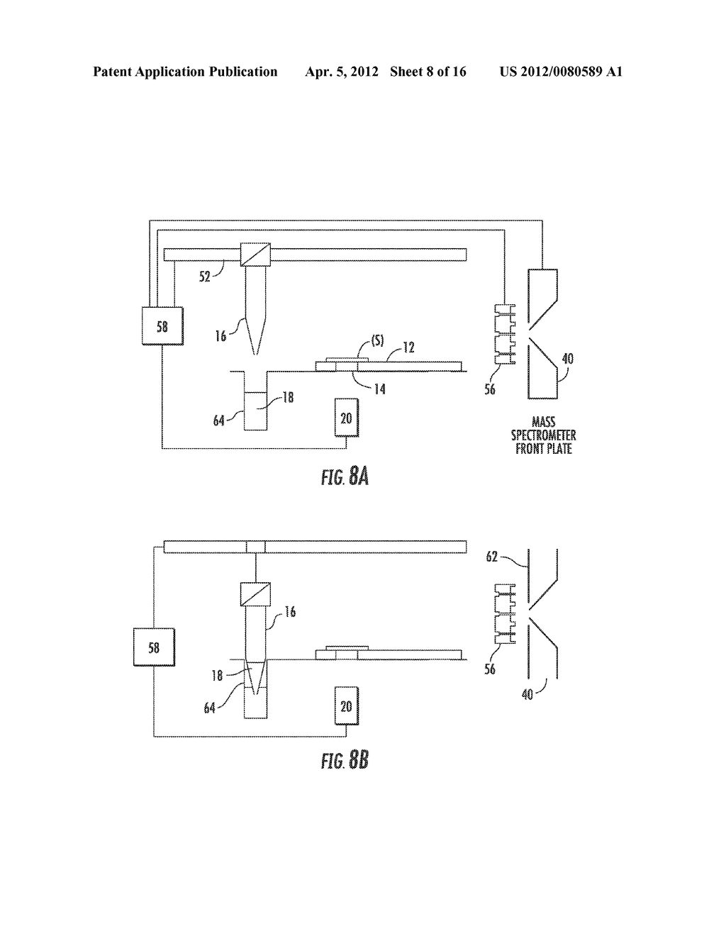 SYSTEM AND METHOD FOR LASER ASSISTED SAMPLE TRANSFER TO SOLUTION FOR     CHEMICAL ANALYSIS - diagram, schematic, and image 09