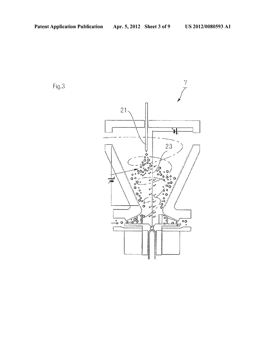 Cyclone Separator Type Mass Analyzing System - diagram, schematic, and image 04