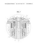 LINE STORING YACHT WINCH WITH TENSION-APPLYING LEVEL WIND MECHANISM diagram and image