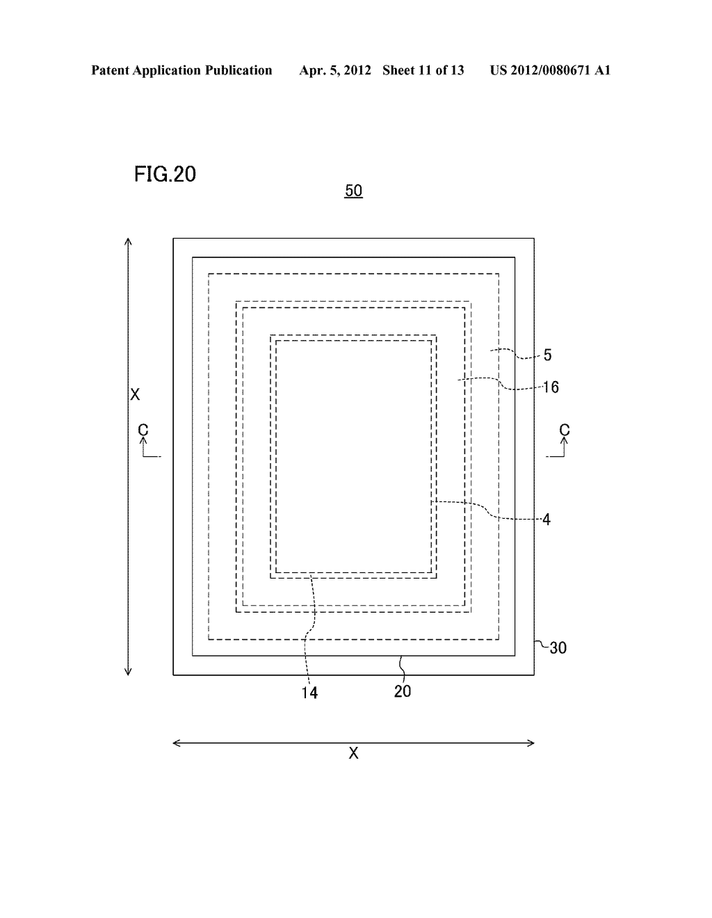 ORGANIC EL DISPLAY DEVICE AND METHOD FOR MANUFACTURING THE SAME - diagram, schematic, and image 12