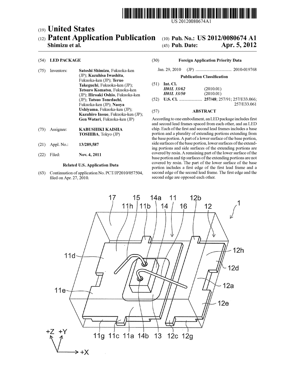 LED PACKAGE - diagram, schematic, and image 01