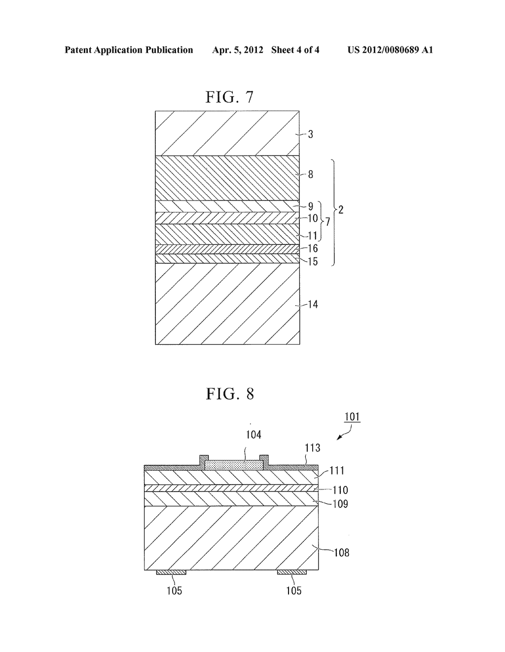 LIGHT EMITTING DIODE, LIGHT EMITTING DIODE LAMP, AND LIGHTING APPARATUS - diagram, schematic, and image 05