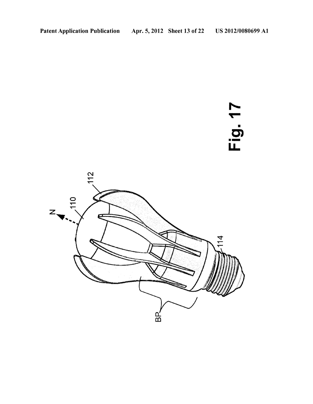 LIGHTWEIGHT HEAT SINKS AND LED LAMPS EMPLOYING SAME - diagram, schematic, and image 14