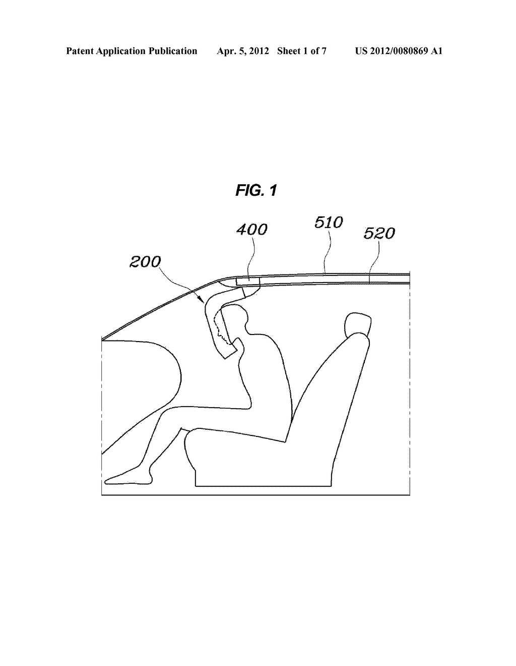 ROOF AIRBAG APPARATUS FOR VEHICLE - diagram, schematic, and image 02