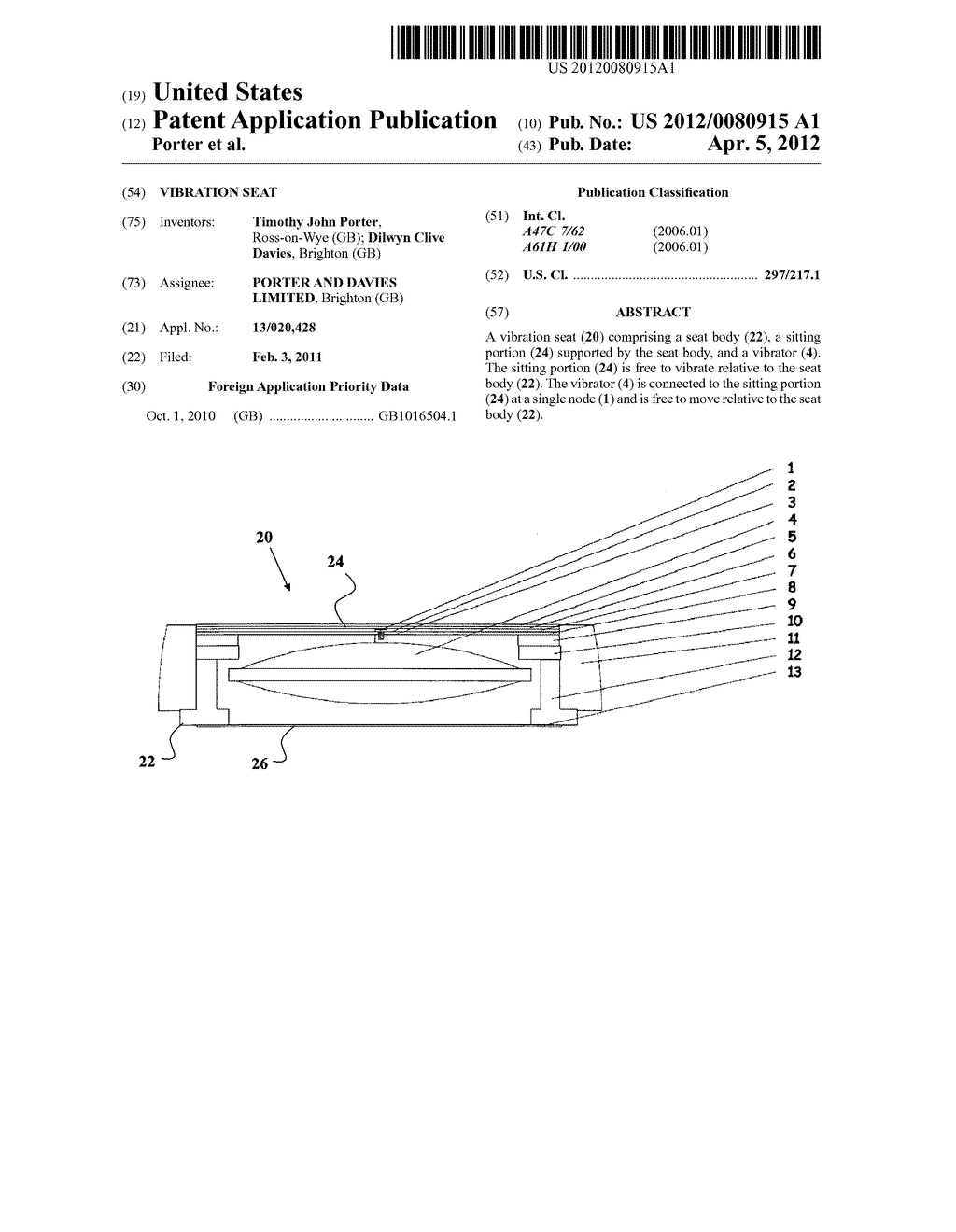 VIBRATION SEAT - diagram, schematic, and image 01