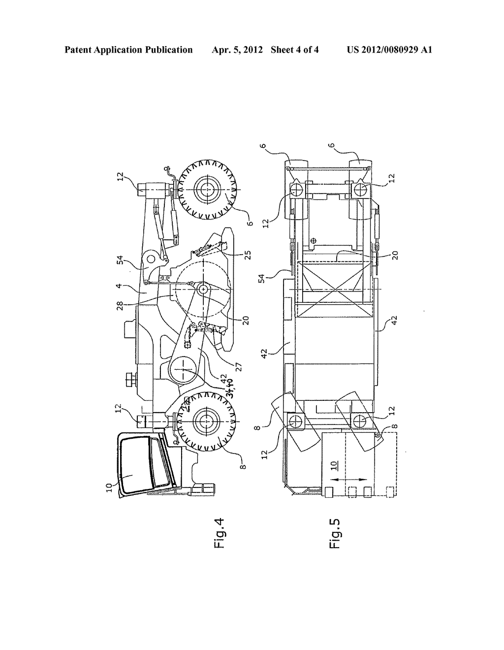 Automotive machine for producing carriageways - diagram, schematic, and image 05