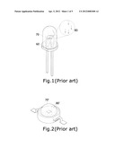 LED ENCAPSULATION PROCESS AND SHIELD STRUCTURE MADE THEREBY diagram and image