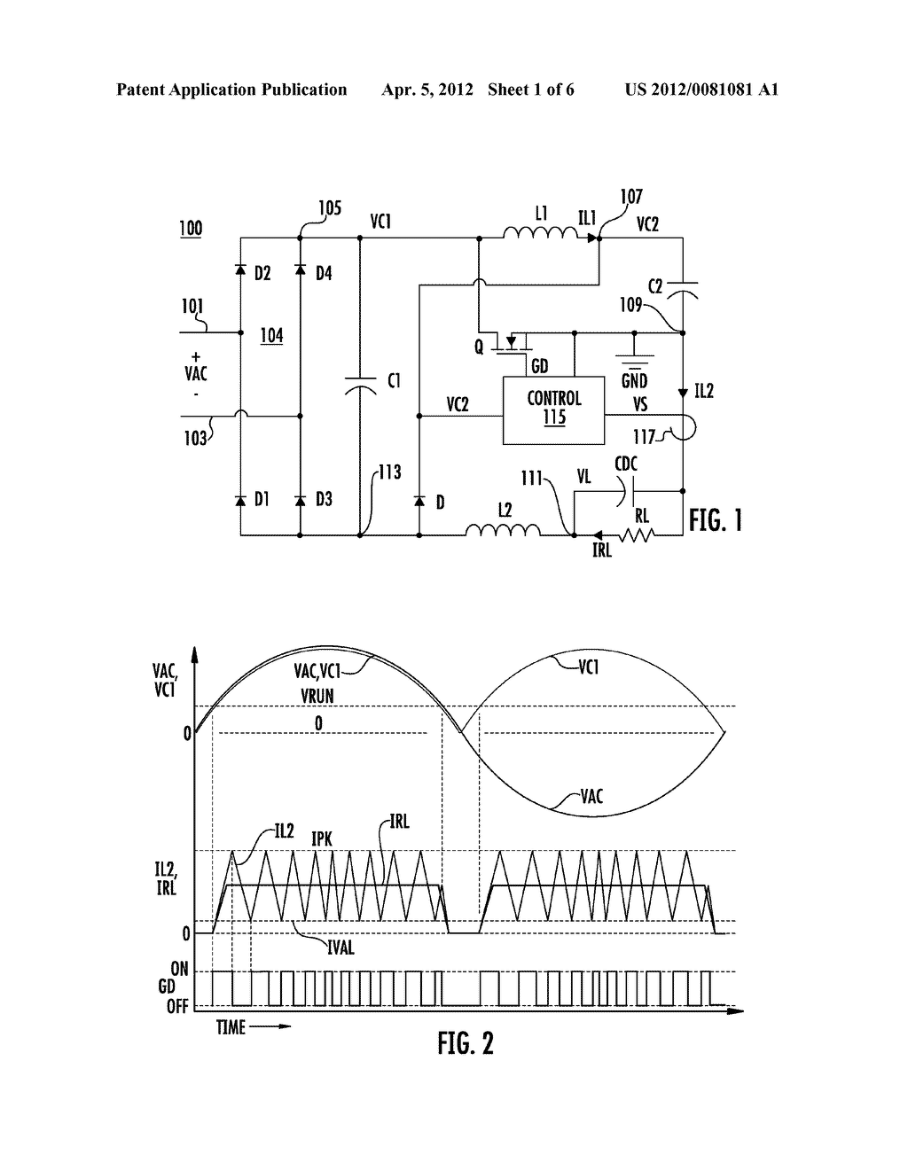 SYSTEM AND METHOD FOR CONVERTING AN AC INPUT VOLTAGE TO A REGULATED OUTPUT     CURRENT - diagram, schematic, and image 02