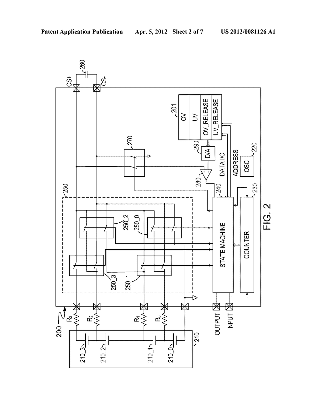 BATTERY MONITORING SYSTEM WITH A SWITCHING MODE TOPOLOGY - diagram, schematic, and image 03