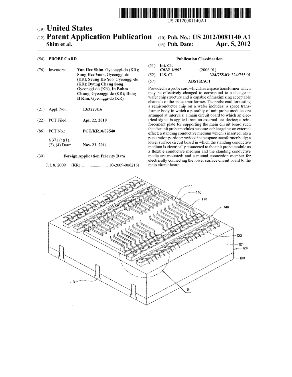 PROBE CARD - diagram, schematic, and image 01