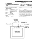 SYSTEM AND METHOD FOR INTEGRATED CIRCUIT MODULE TAMPERPROOF MODE     PERSONALIZATION diagram and image