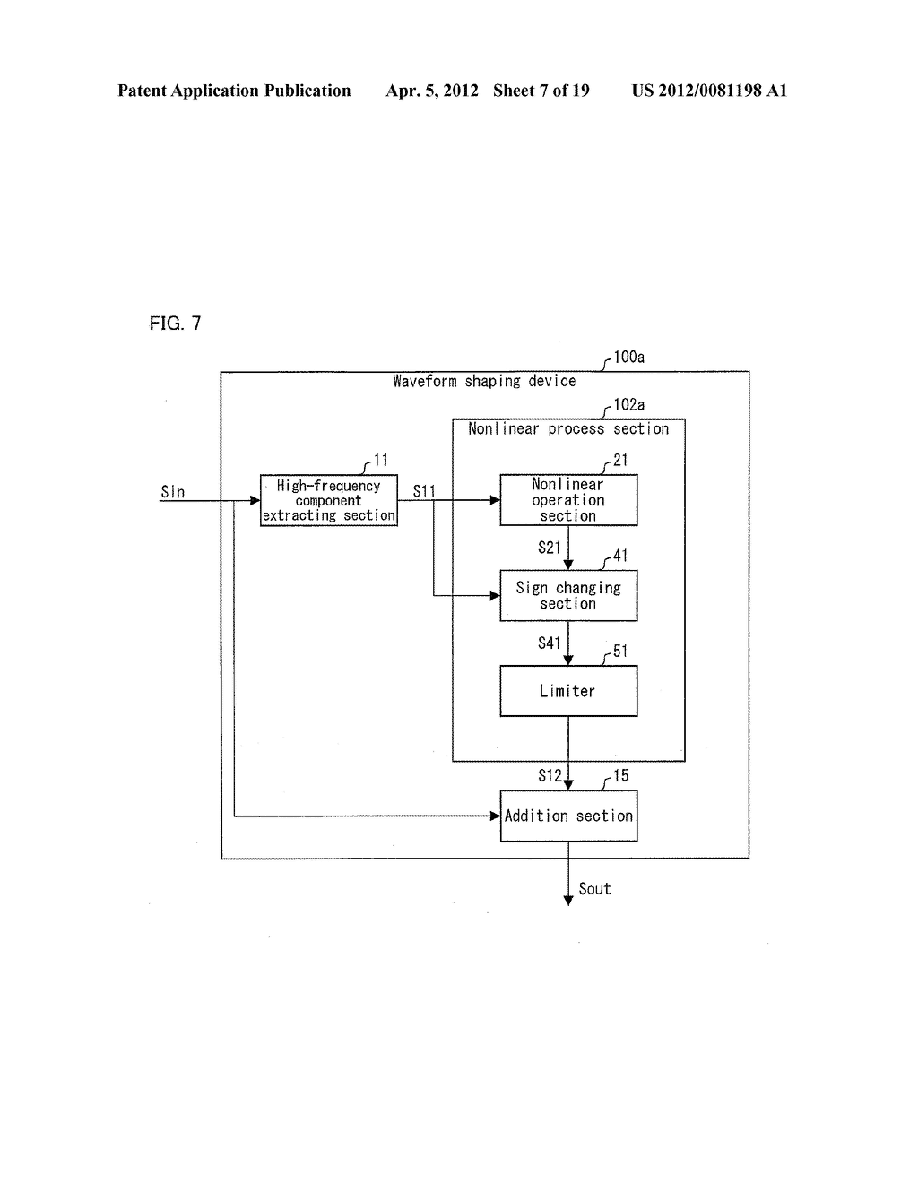 Waveform Shaping Device, Equalizer, Receiving System, Method Of     Controlling Waveform Shaping Device, Control Program, And     Computer-Readable Medium In Which Control Program Is Recorded - diagram, schematic, and image 08