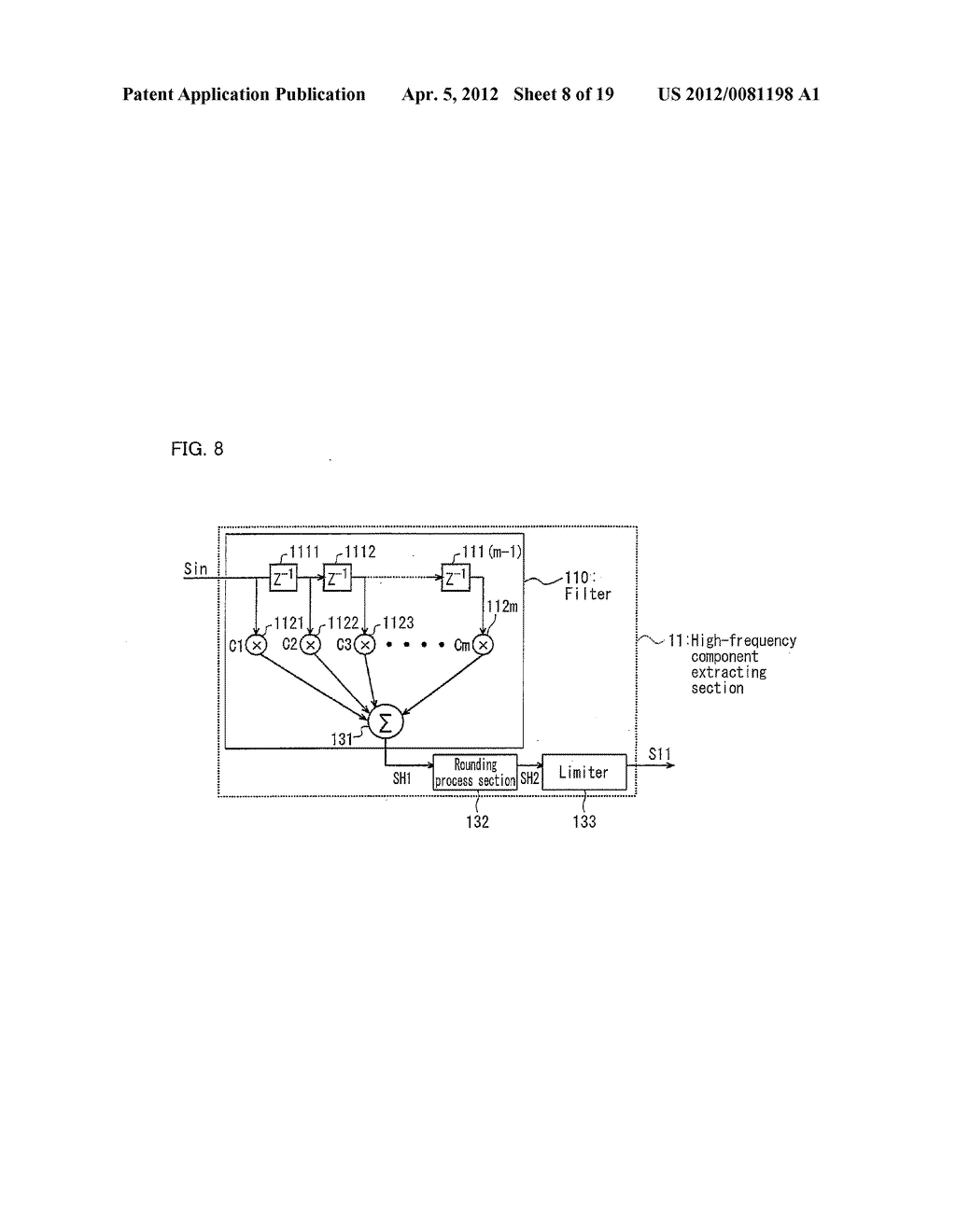 Waveform Shaping Device, Equalizer, Receiving System, Method Of     Controlling Waveform Shaping Device, Control Program, And     Computer-Readable Medium In Which Control Program Is Recorded - diagram, schematic, and image 09