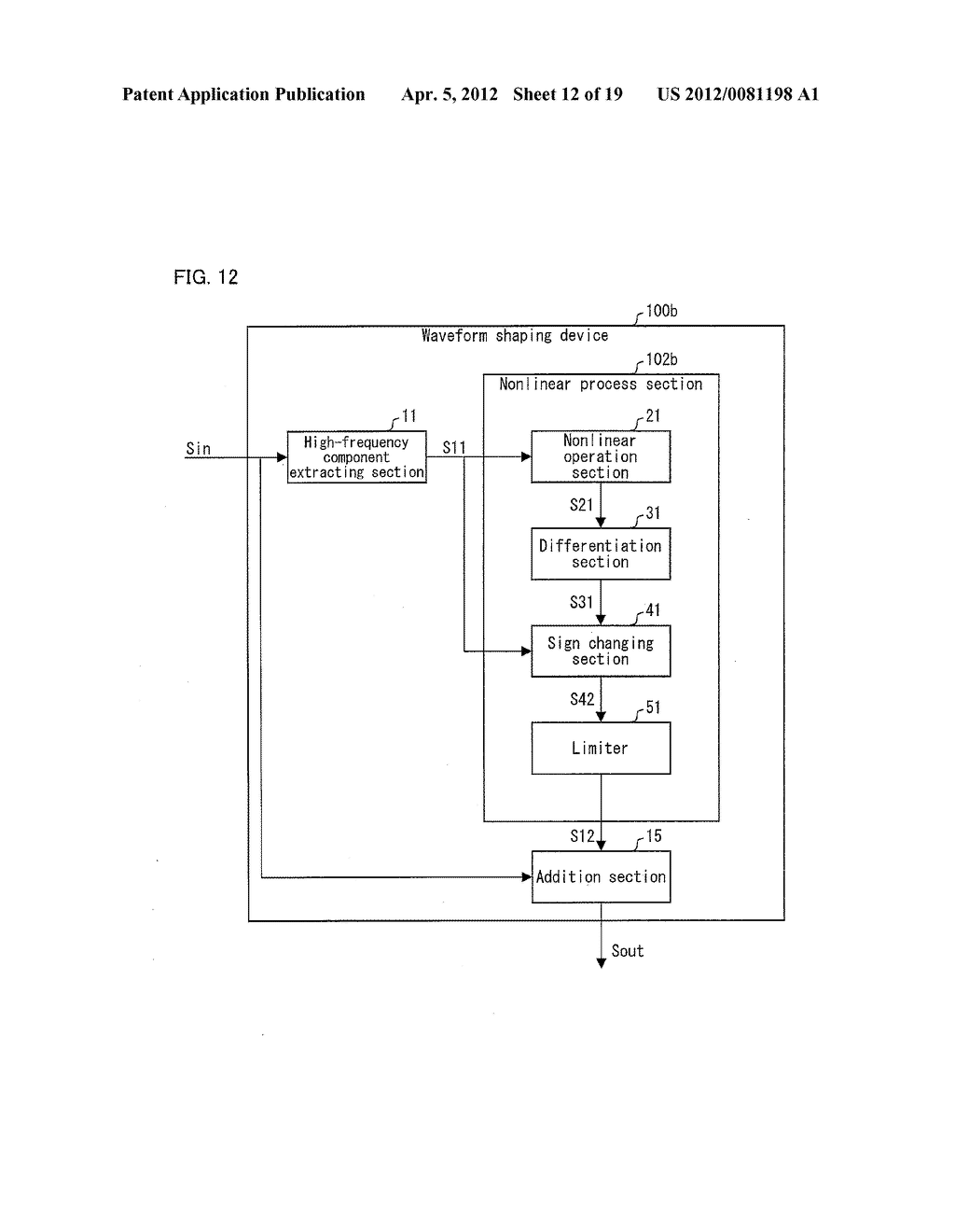 Waveform Shaping Device, Equalizer, Receiving System, Method Of     Controlling Waveform Shaping Device, Control Program, And     Computer-Readable Medium In Which Control Program Is Recorded - diagram, schematic, and image 13