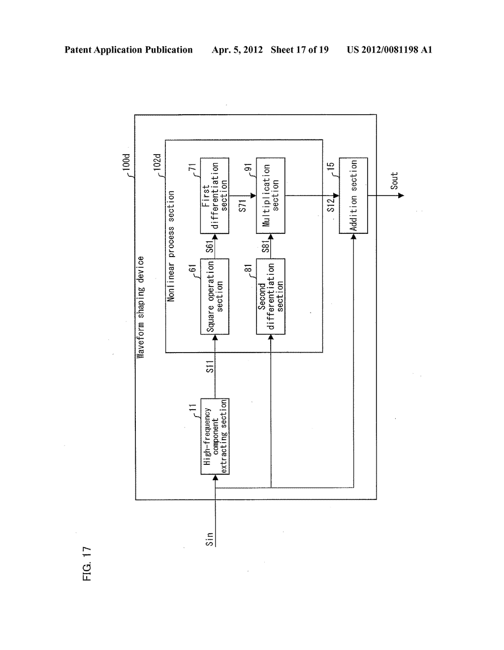 Waveform Shaping Device, Equalizer, Receiving System, Method Of     Controlling Waveform Shaping Device, Control Program, And     Computer-Readable Medium In Which Control Program Is Recorded - diagram, schematic, and image 18