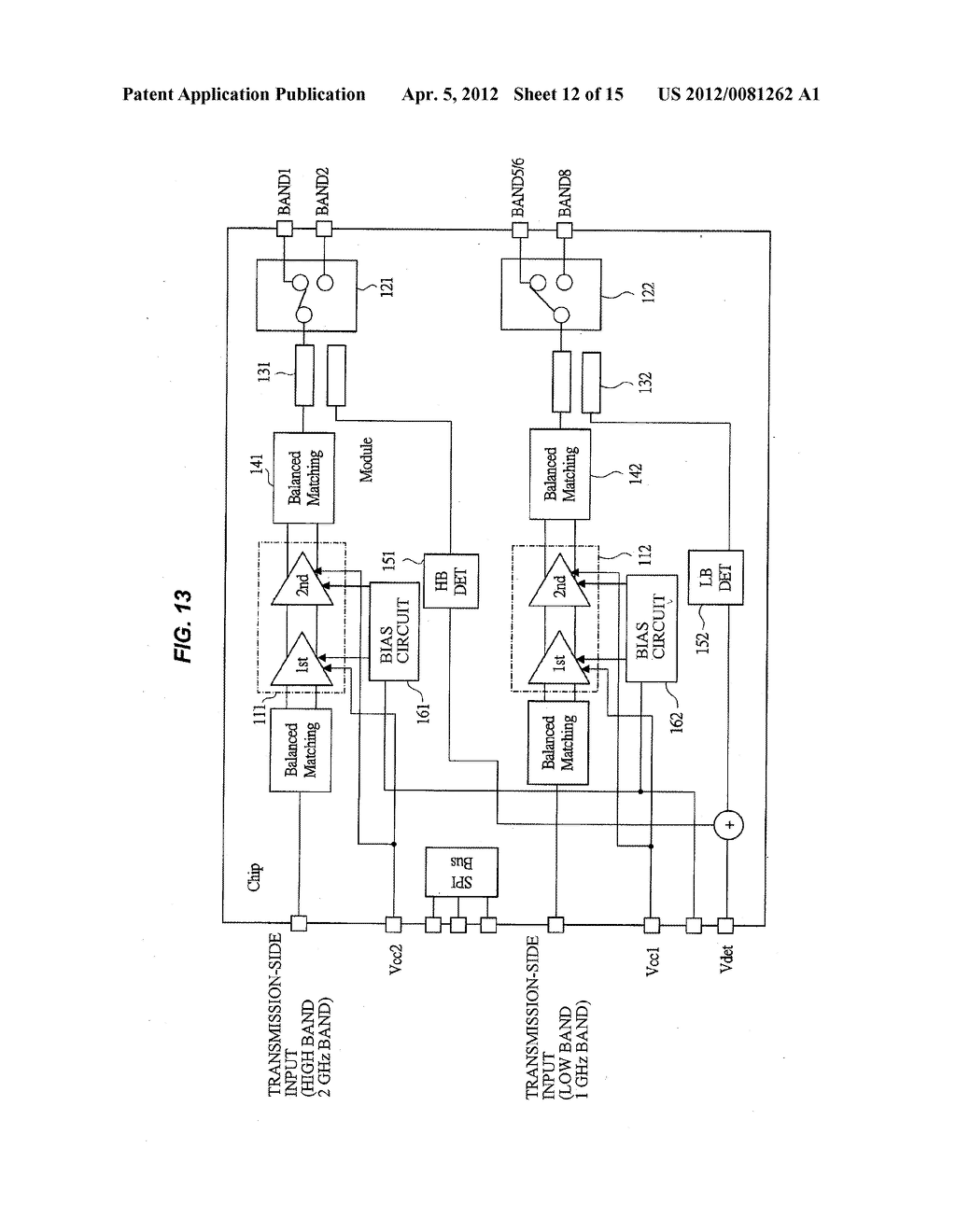 SWITCH CIRCUIT, SEMICONDUCTOR DEVICE, AND PORTABLE WIRELESS DEVICE - diagram, schematic, and image 13