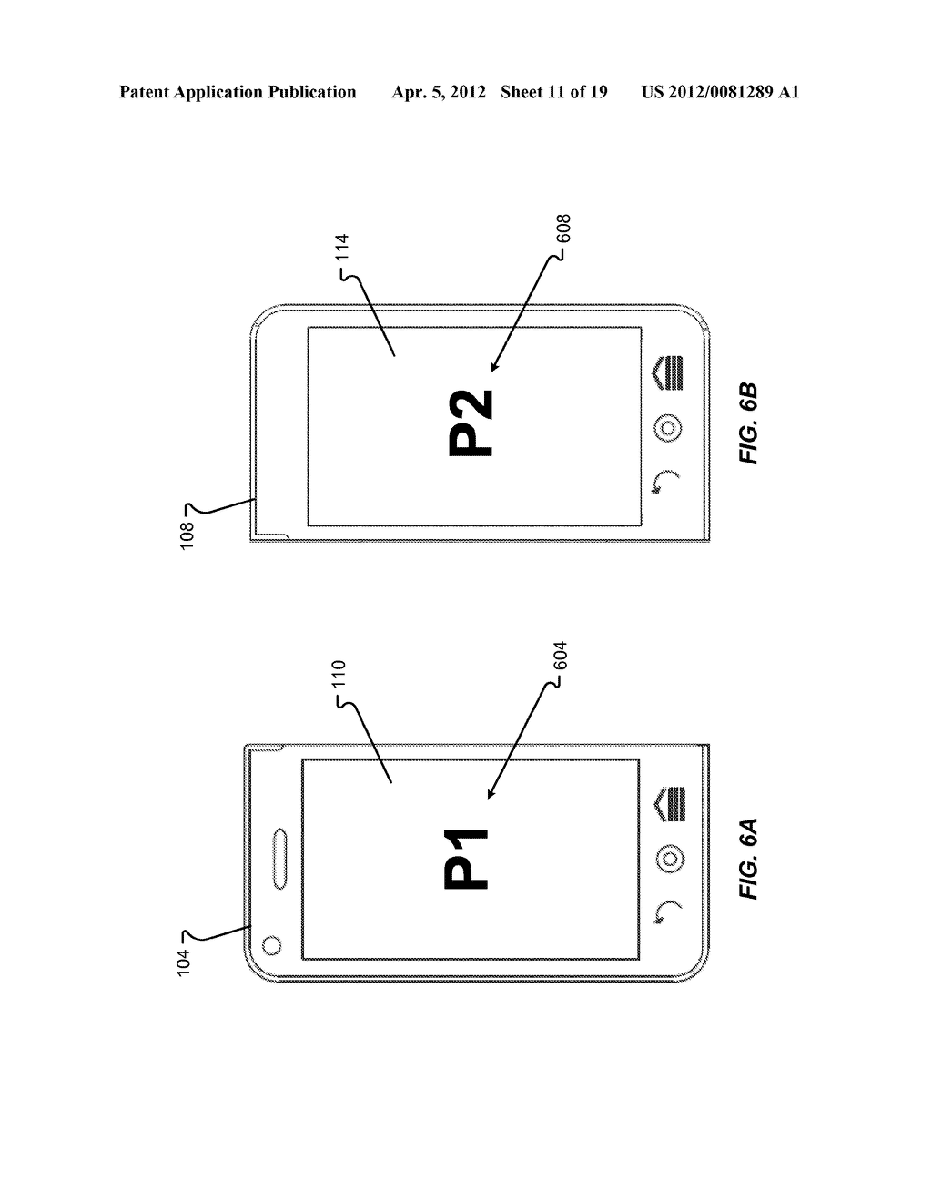 KEYBOARD FILLING ONE SCREEN OR SPANNING MULTIPLE SCREENS OF A MULTIPLE     SCREEN DEVICE - diagram, schematic, and image 12