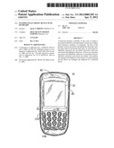 HANDHELD ELECTRONIC DEVICE WITH KEYBOARD diagram and image