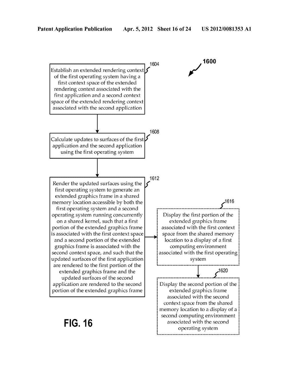 APPLICATION MIRRORING USING MULTIPLE GRAPHICS CONTEXTS - diagram, schematic, and image 17