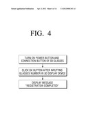 3D GLASSES AND METHOD FOR CONTROLLING THE SAME diagram and image
