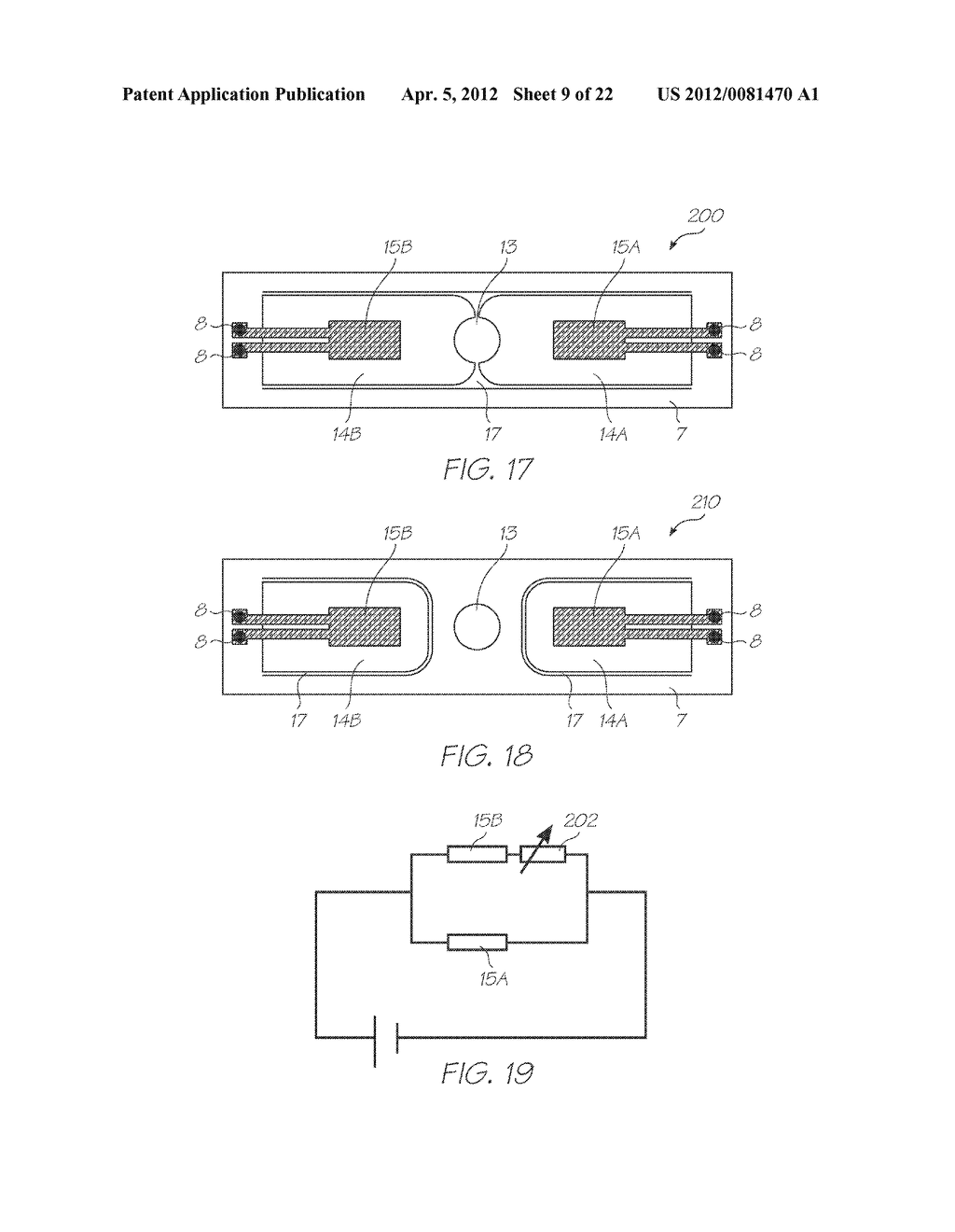 METHOD OF CONTROLLING DROP DIRECTIONALITY FROM INKJET NOZZLE USING     MULTIPLE INDEPENDENTLY-ACTUABLE ROOF PADDLES - diagram, schematic, and image 10