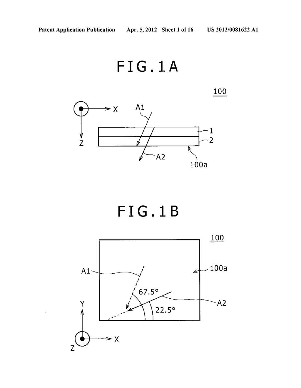 WAVE PLATE AND POLARIZATION CONVERSION ELEMENT, ILLUMINATION OPTICAL     SYSTEM, AND IMAGE DISPLAY DEVICE THAT USE WAVE PLATE - diagram, schematic, and image 02