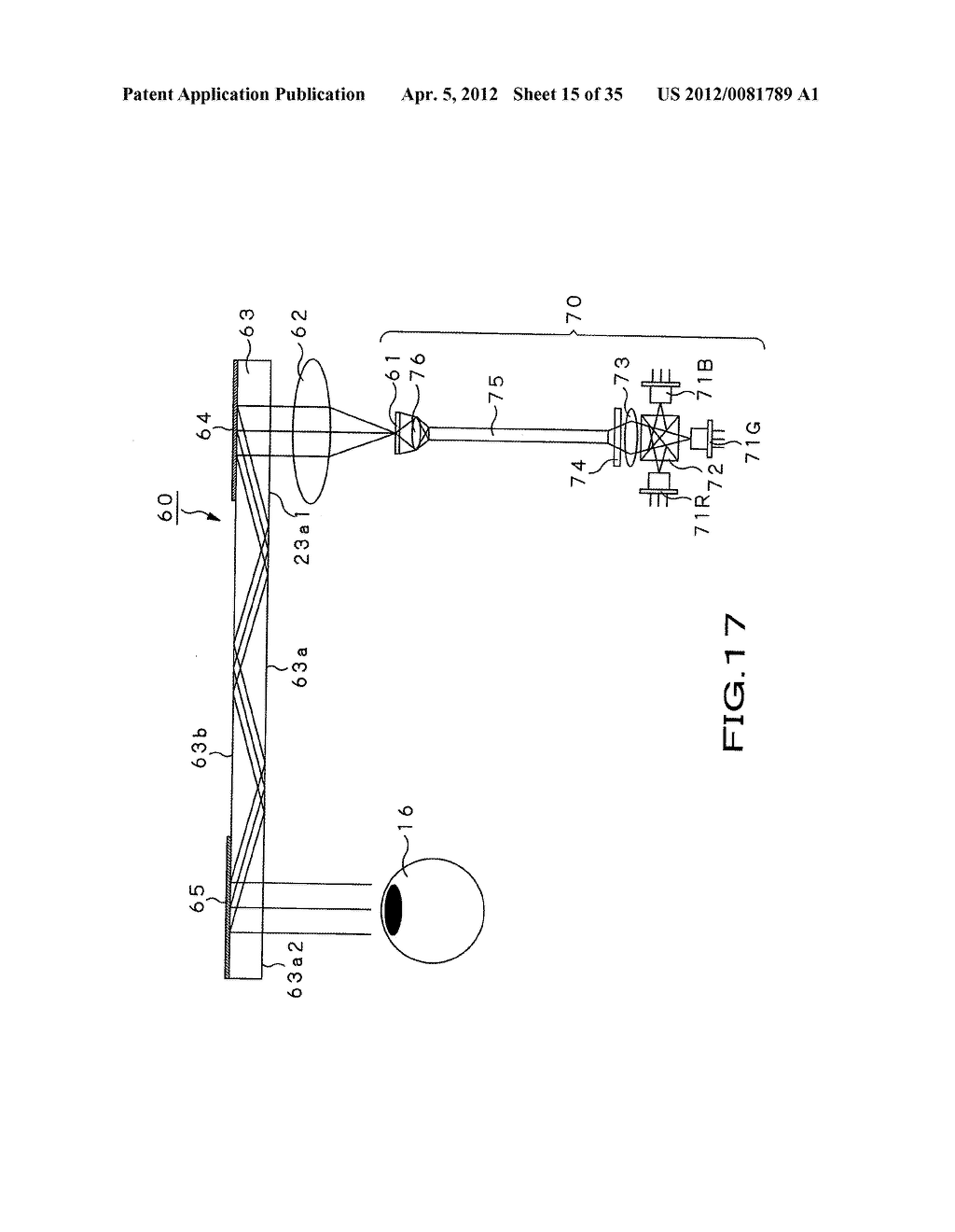 OPTICAL DEVICE, AND VIRTUAL IMAGE DISPLAY DEVICE - diagram, schematic, and image 16