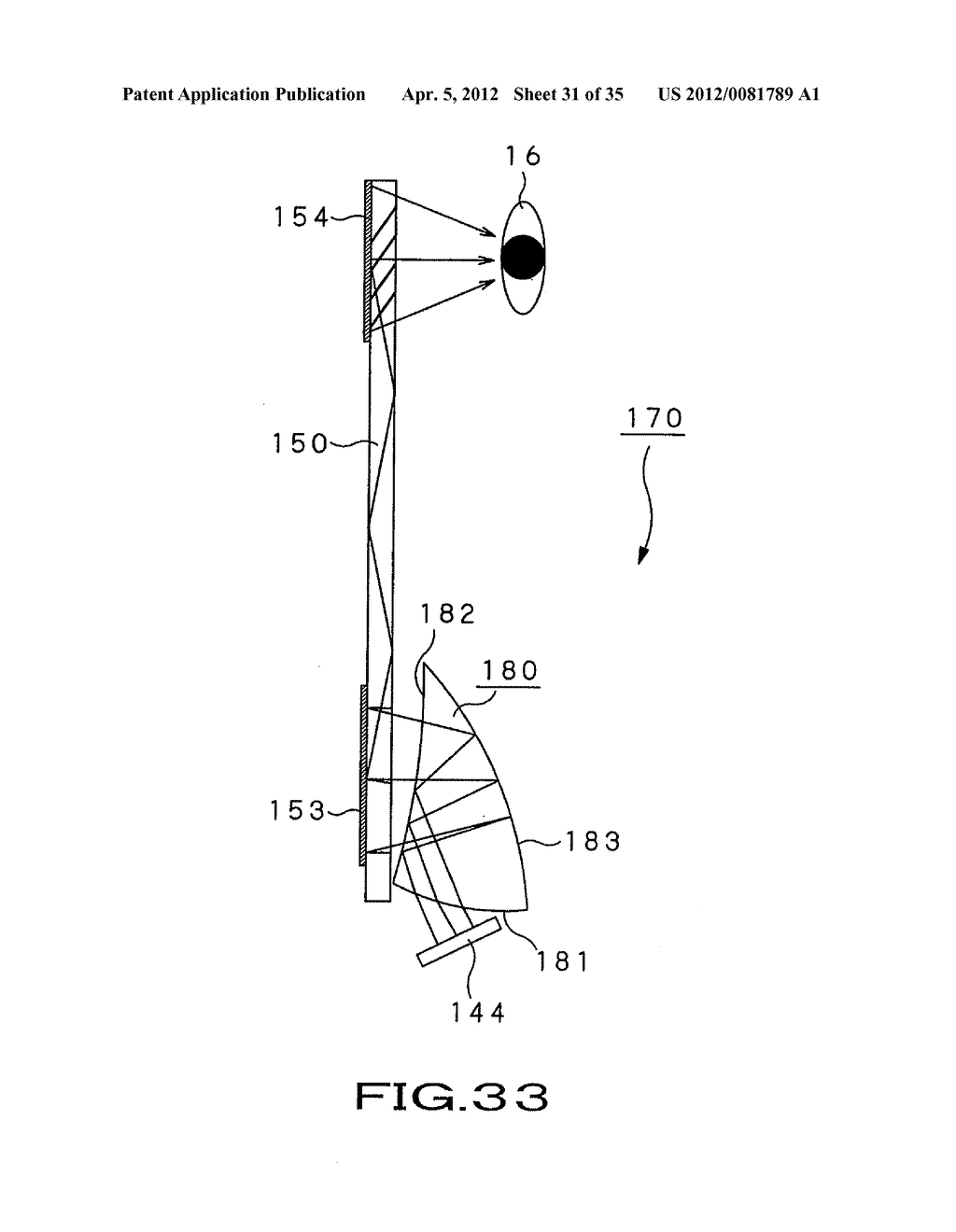 OPTICAL DEVICE, AND VIRTUAL IMAGE DISPLAY DEVICE - diagram, schematic, and image 32