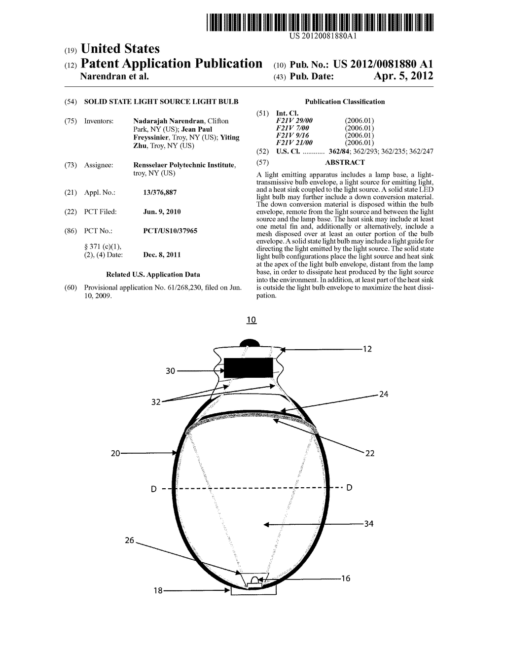 SOLID STATE LIGHT SOURCE LIGHT BULB - diagram, schematic, and image 01