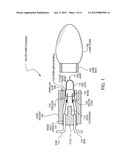 SUBSTANTIALLY INSEPARABLE LED LAMP ASSEMBLY diagram and image