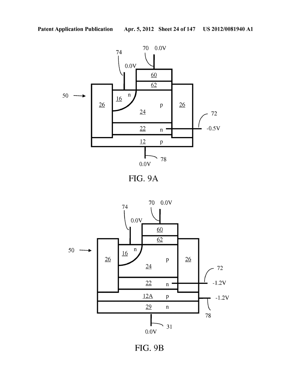 SEMICONDUCTOR MEMORY DEVICE HAVING AN ELECTRICALLY FLOATING BODY     TRANSISTOR - diagram, schematic, and image 25