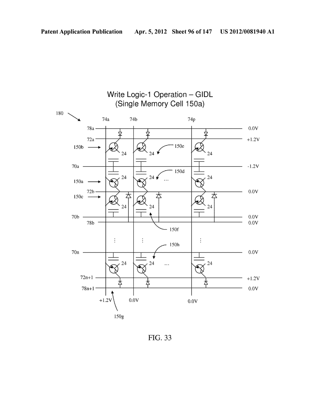 SEMICONDUCTOR MEMORY DEVICE HAVING AN ELECTRICALLY FLOATING BODY     TRANSISTOR - diagram, schematic, and image 97