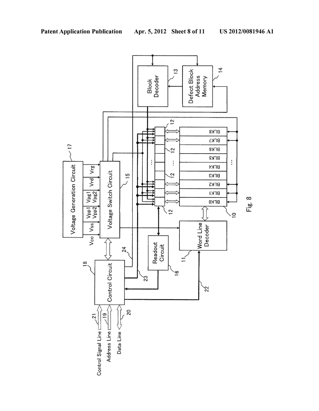 NONVOLATILE SEMICONDUCTOR MEMORY DEVICE - diagram, schematic, and image 09