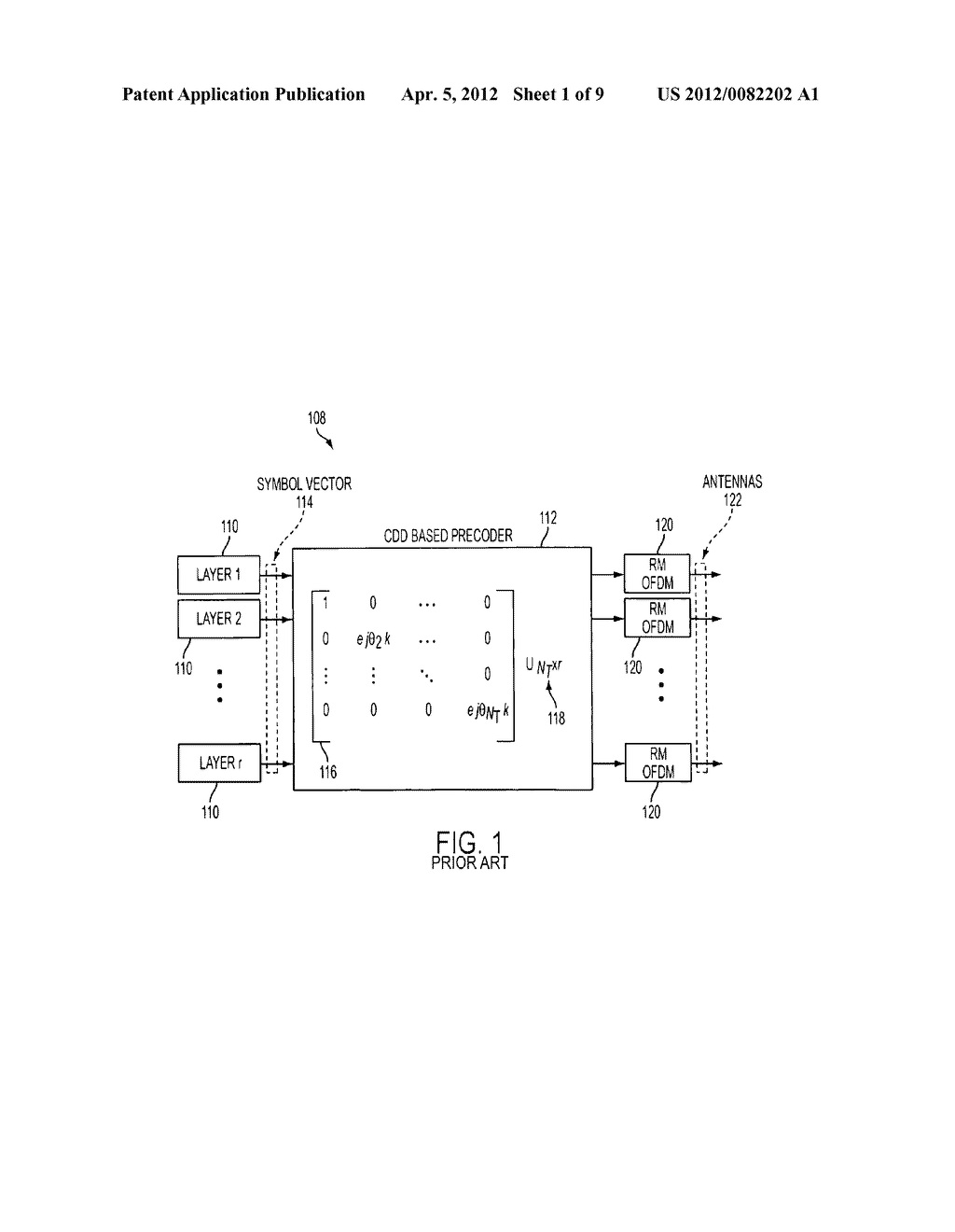 Methods and Systems for Combined Cyclic Delay Diversity and Precoding of     Radio Signals - diagram, schematic, and image 02