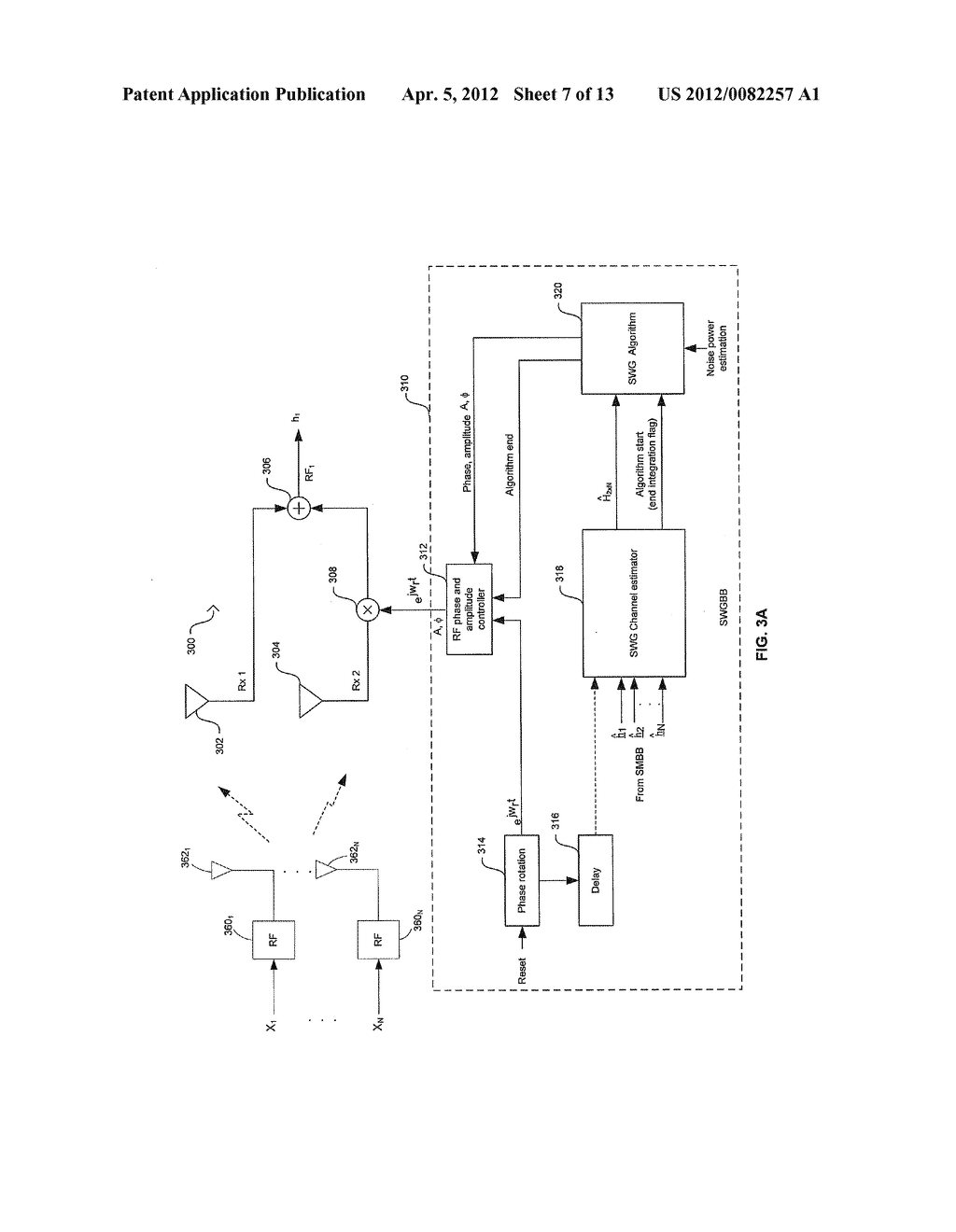 Method and System for Channel Estimation in a Single Channel MIMO System     with Multiple RF Chains for WCDMA/HSDPA - diagram, schematic, and image 08