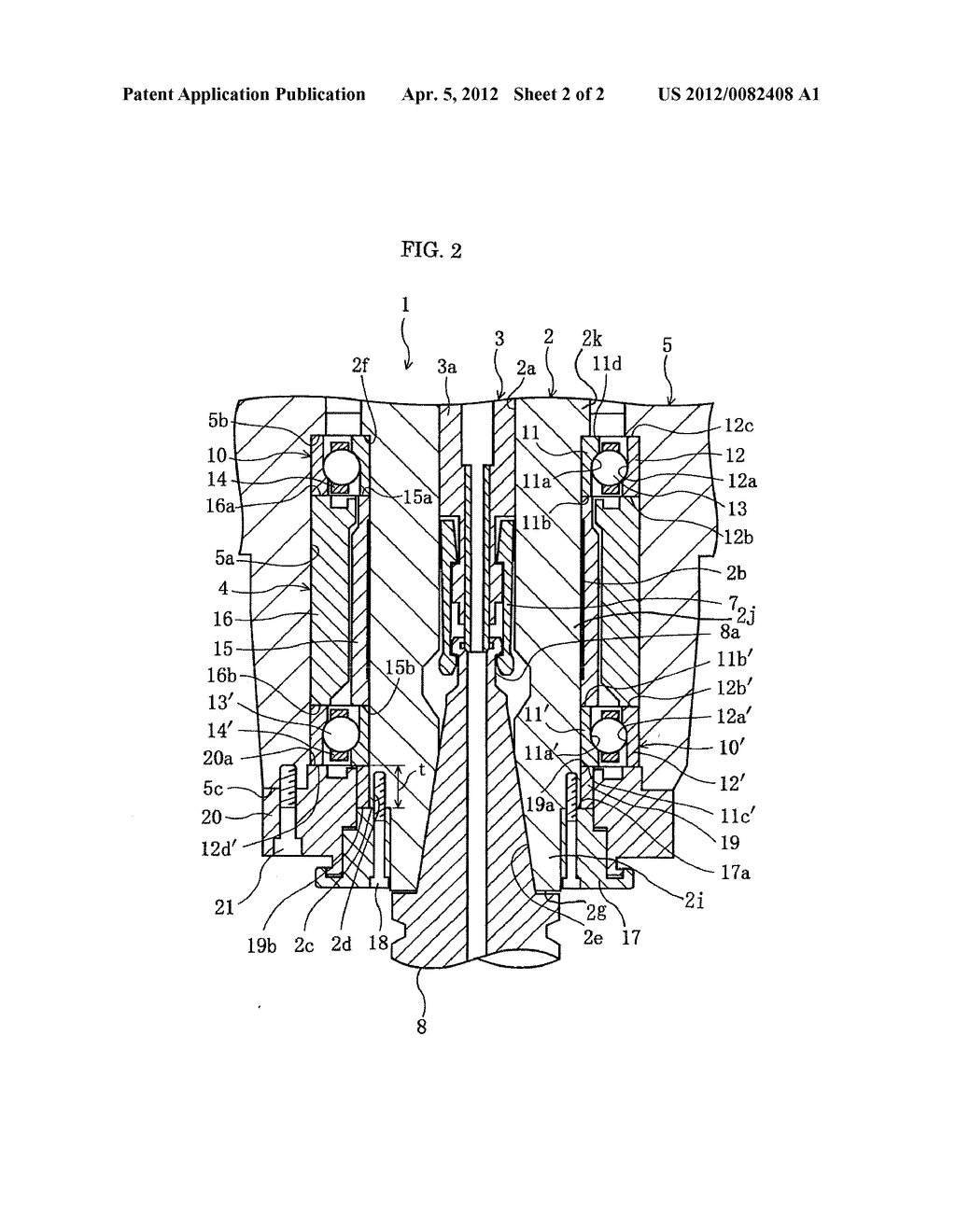 BEARING PRELOAD STRUCTURE OF MACHINE TOOL - diagram, schematic, and image 03