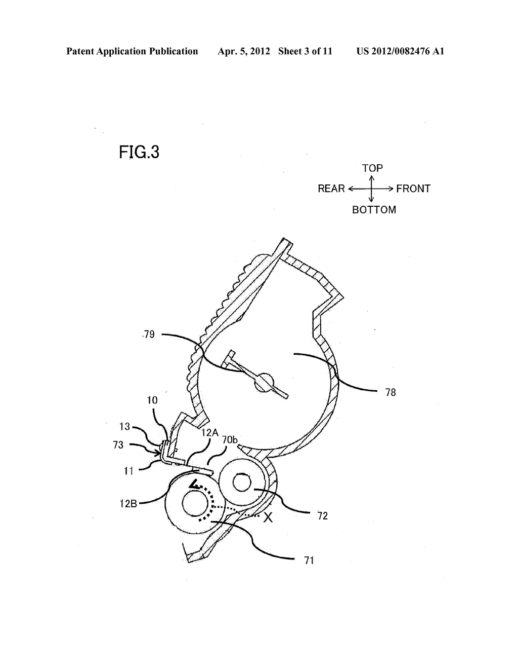 DEVELOPING DEVICE PROVIDED WITH SEALING MEMBERS ASSEMBLED TO     THICKNESS-REGULATION MEMBER - diagram, schematic, and image 04