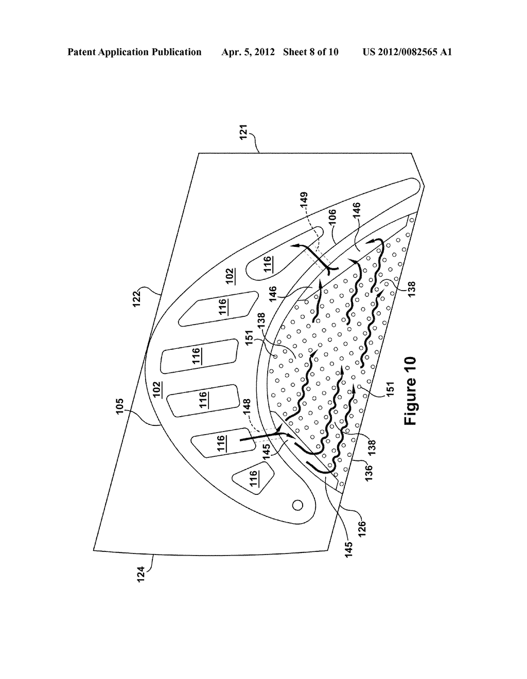 APPARATUS AND METHODS FOR COOLING PLATFORM REGIONS OF TURBINE ROTOR BLADES - diagram, schematic, and image 09