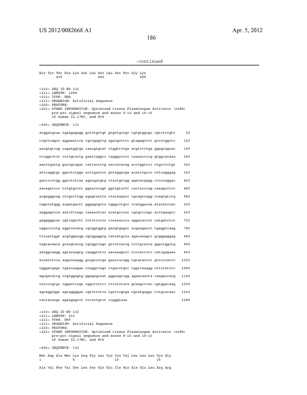 SOLUBLE IL-17RA/RC FUSION PROTEINS AND RELATED METHODS - diagram, schematic, and image 196