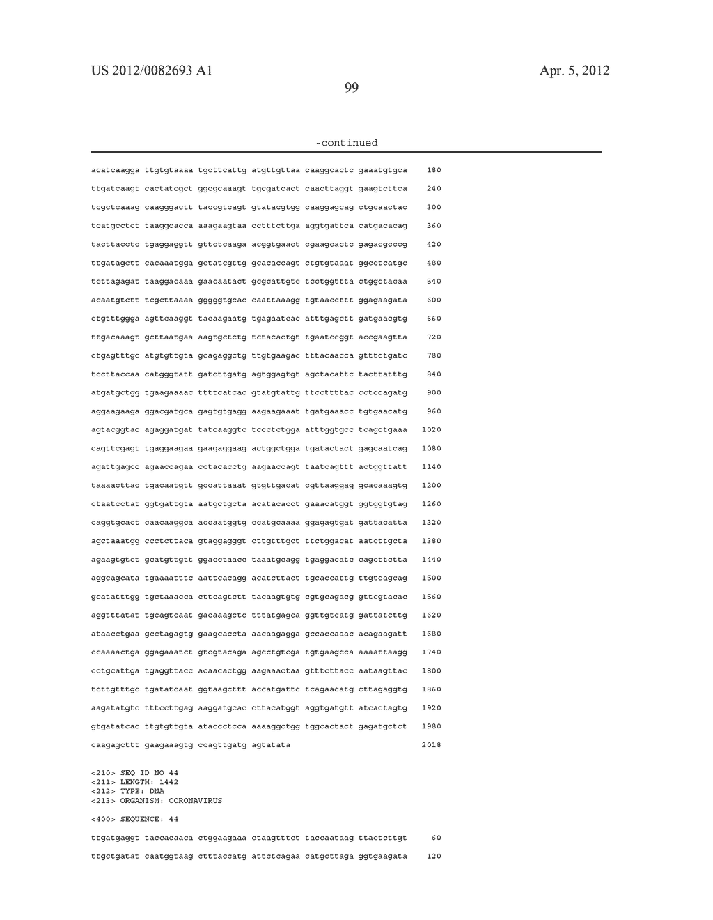 USE OF PROTEINS AND PEPTIDES ENCODED BY THE GENOME OF A NOVEL     SARS-ASSOCIATED CORONAVIRUS STRAIN - diagram, schematic, and image 216